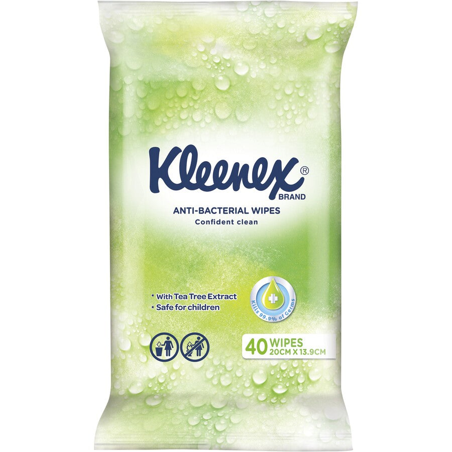 Kleenex-Wet Wipes Anti-Bacterial 40