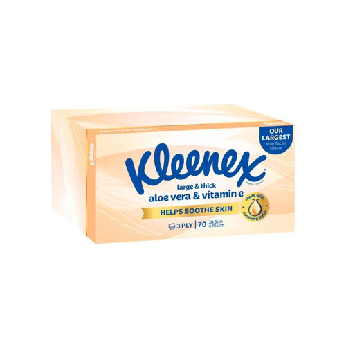 Kleenex Aloe Vera Facial Tissues 3 Ply