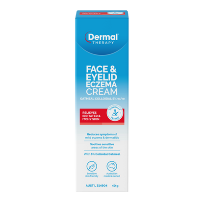 Dermal Therapy Face & Eyelid Eczema Cream 40gm