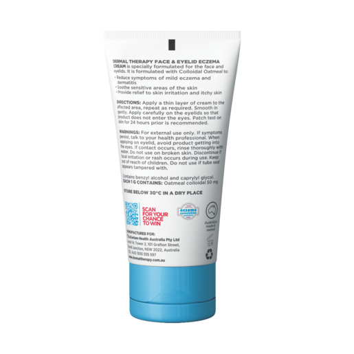 Dermal Therapy Face & Eyelid Eczema Cream 40gm