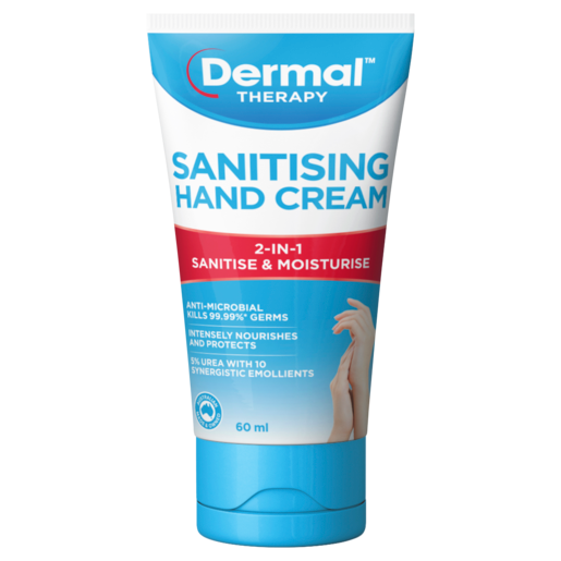 Dermal Therapy Sanitising Hand Cream 60gm
