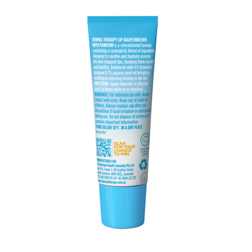Dermal Therapy Lip Balm Paw Paw 10gm