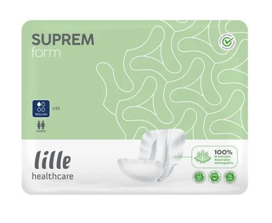 Lille Suprem Form Shaped Pads-Regular 1500ml (Packet 25)