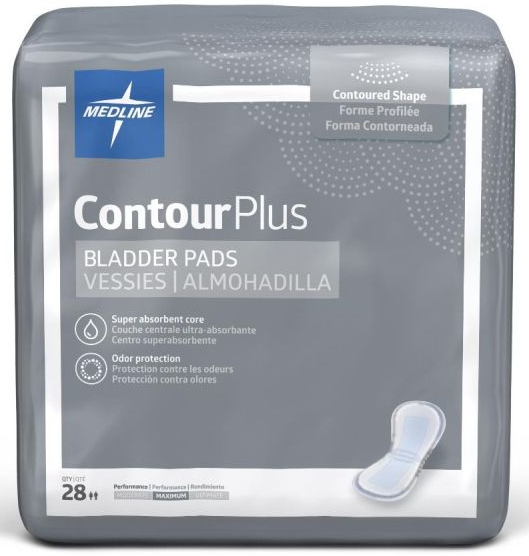 Medline ContourPlus Bladder Pad Maximum (Carton 168)