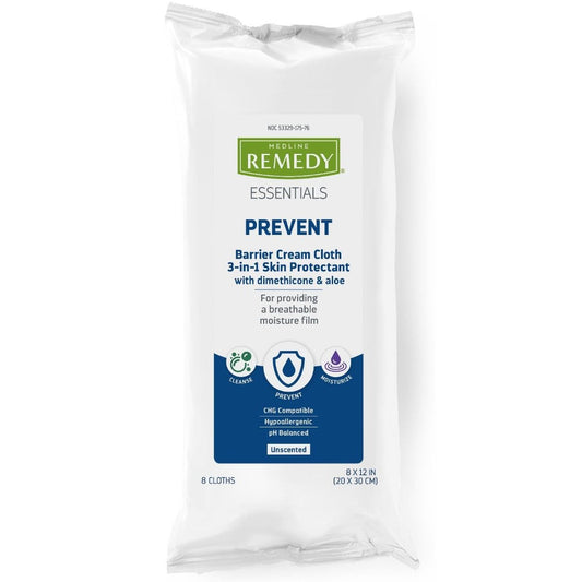 Medline Remedy Wipe Protect Dimethicone 8PK (Packet 8)