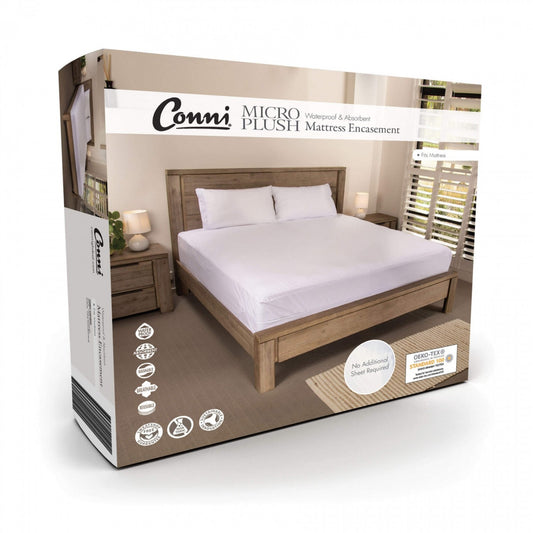 Conni Micro-Plush - King Single Waterproof Mattress Encasement