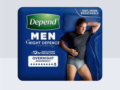 Depend Real Fit Underwear Night Defence Male Large