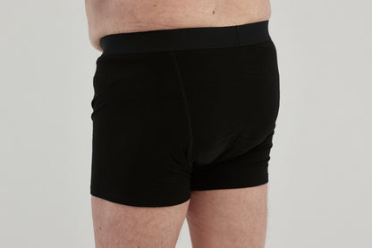 Staydry Mens Continence Trunk - Black 250ml