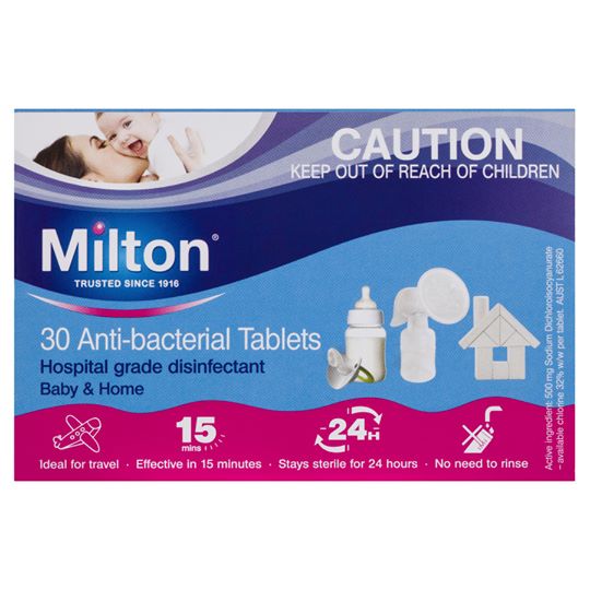 Milton Antibacterial Tablets 30 Pack