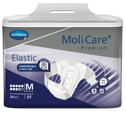 MoliCare® Premium Elastic - Medium 85-120cm 9 Drops 3521ml (Packet 26)