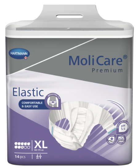 MoliCare® Premium Elastic - XLarge 140-175cm 8 Drops 3591ml (Packet 14)