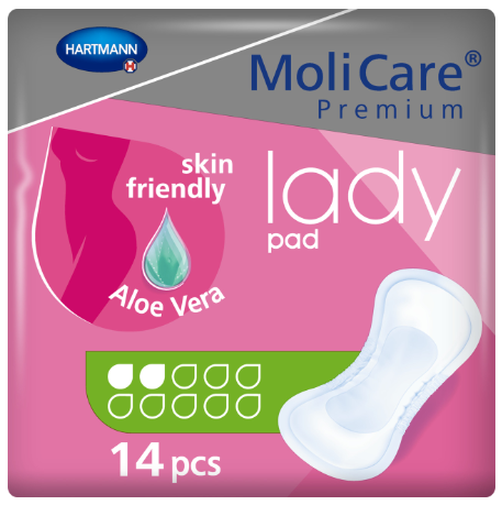 MoliCare® Premium Lady Pad - 2 Drops 331ml (Packet 14)