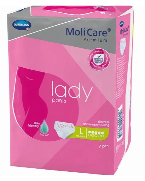MoliCare® Premium Lady Pants - Large 100-150cm 5 Drops 844ml (Packet 8)