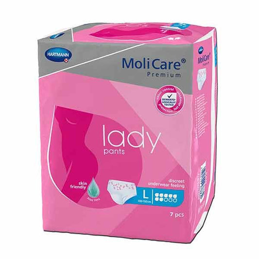 MoliCare® Premium Lady Pants - Large 100-150cm 7 Drops 1373ml (Packet 7)