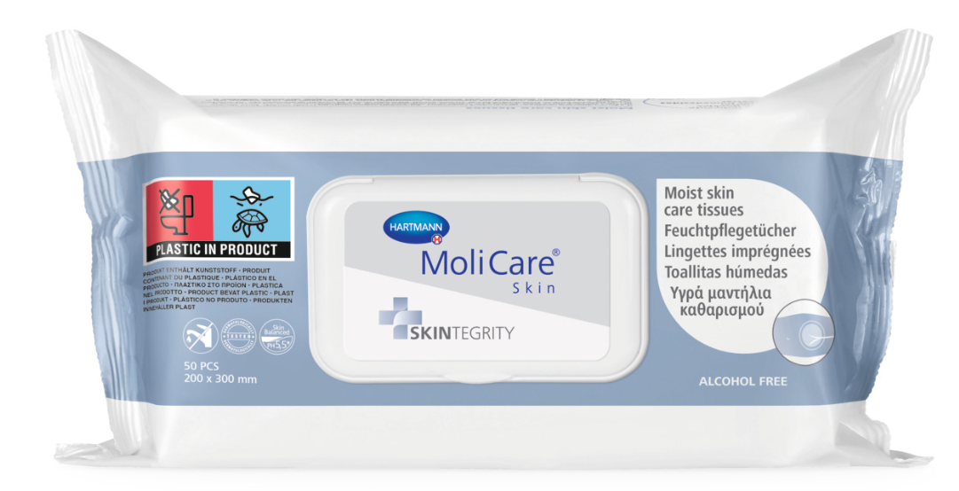 MoliCare® Skin Moist Skin Care Tissues (Packet 50)