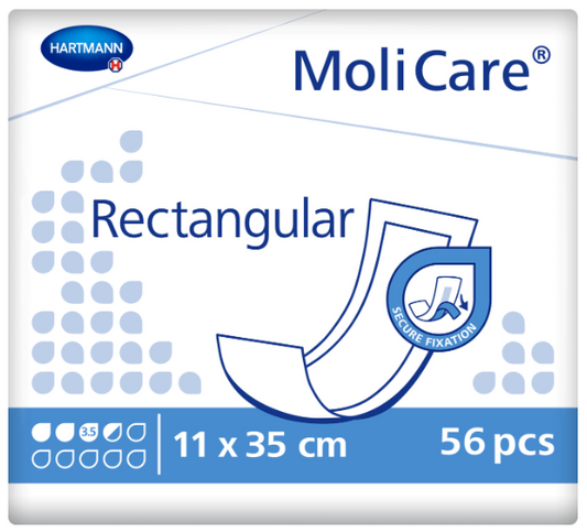 Molicare® Rectangular Pad - 3.5 Drops (Packet 56)