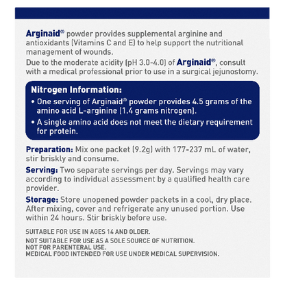 Arginaid Drink 9.2g Sachets Lemon Flavor