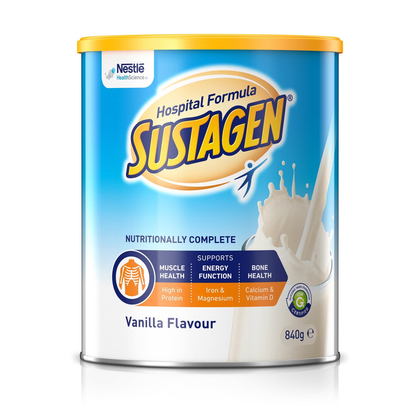 Sustagen Hospital Formula Vanilla 840g Can
