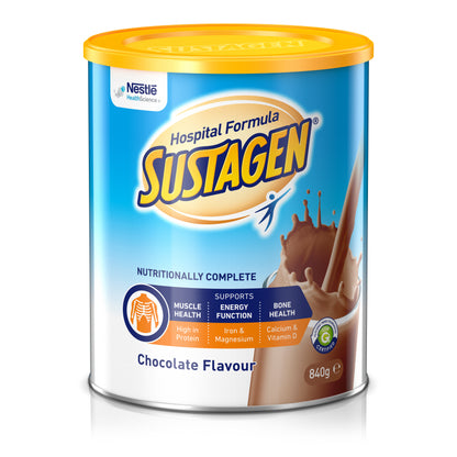 Sustagen Hospital Formula Chocolate 840g Can