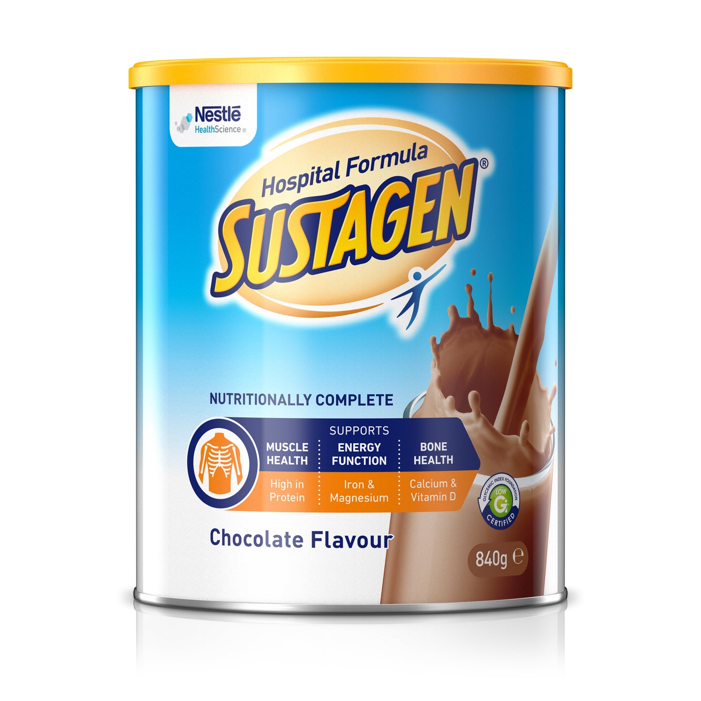 Sustagen Hospital Formula Chocolate 840g Can