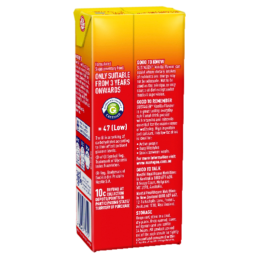 Sustagen Liquid Tetra Pack Vanilla 250ml