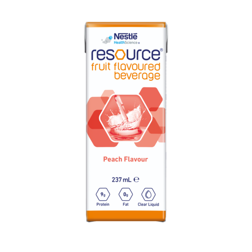 Resource Fruit Beverage Peach Prism Tetra Pack 237ml