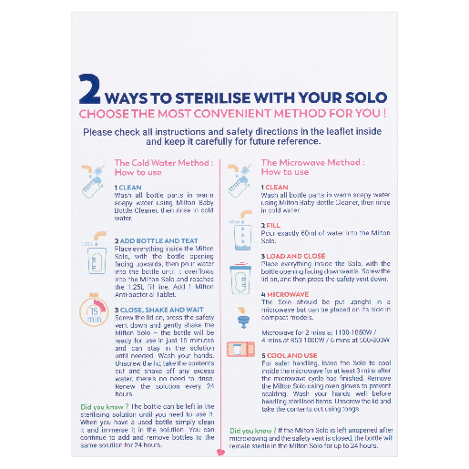 Milton Solo Steriliser