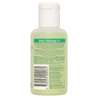 Gaia Natural Baby Massage Oil 125ml