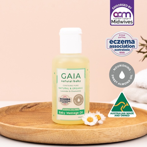 Gaia Natural Baby Massage Oil 125ml
