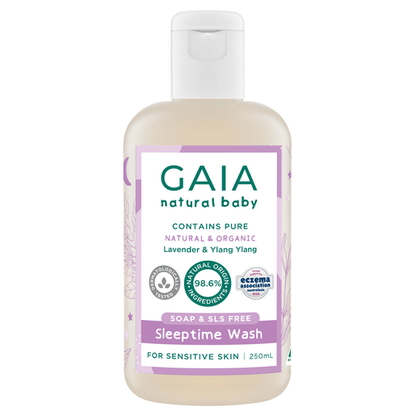 Gaia Natural Baby Sleeptime Bath Wash 250ml