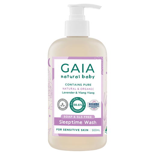 Gaia Natural Baby Sleeptime Bath Wash 500ml