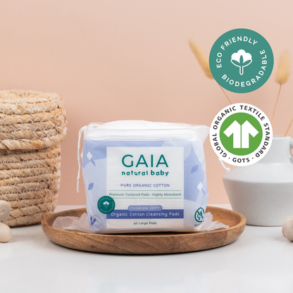 Gaia Natural Baby Organic Cotton Cleansing Pads
