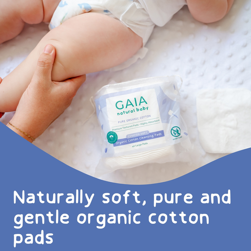 Gaia Natural Baby Organic Cotton Cleansing Pads
