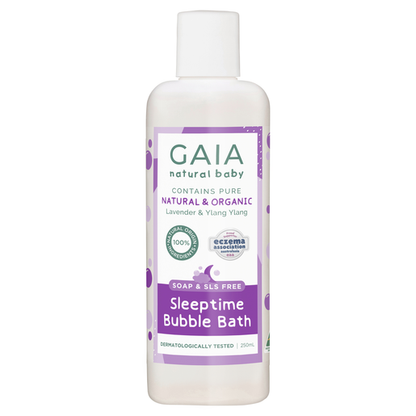 Gaia Natural Baby Bubble Bath Sleeptime 250ml