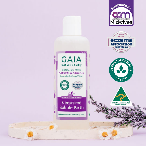 Gaia Natural Baby Bubble Bath Sleeptime 250ml