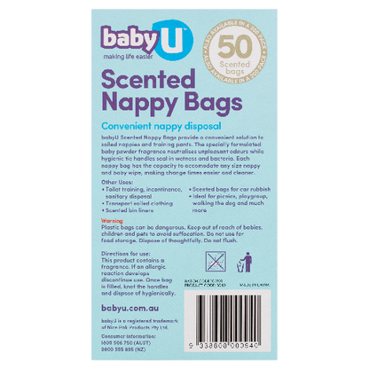 Baby U Scented Nappy Bags