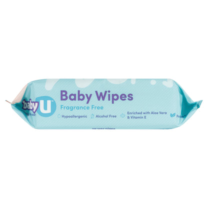 Baby U Baby Wipes Fragrant Free (80)