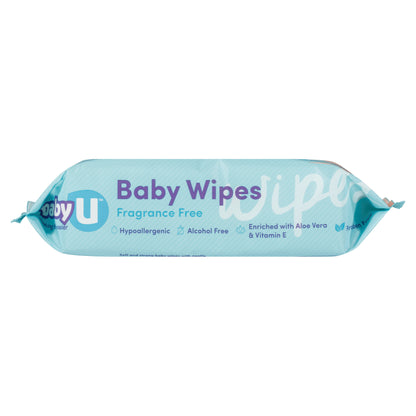 Baby U Baby Wipes Fragrant Free (80)