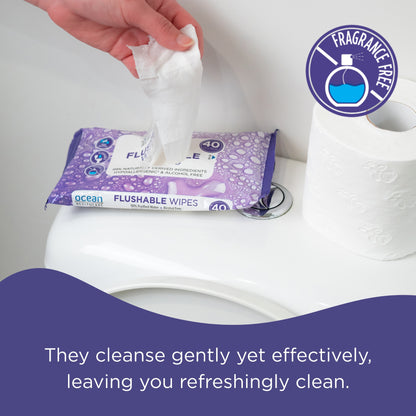 Ocean Healthcare Flushable Wipes