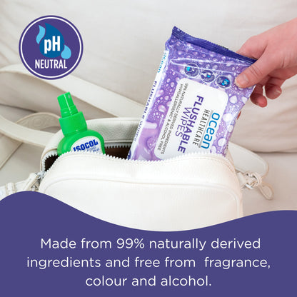 Ocean Healthcare Flushable Wipes