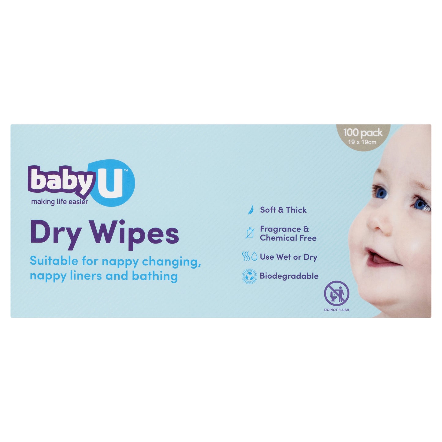 Baby U Dry Wipes