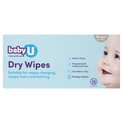 Baby U Dry Wipes