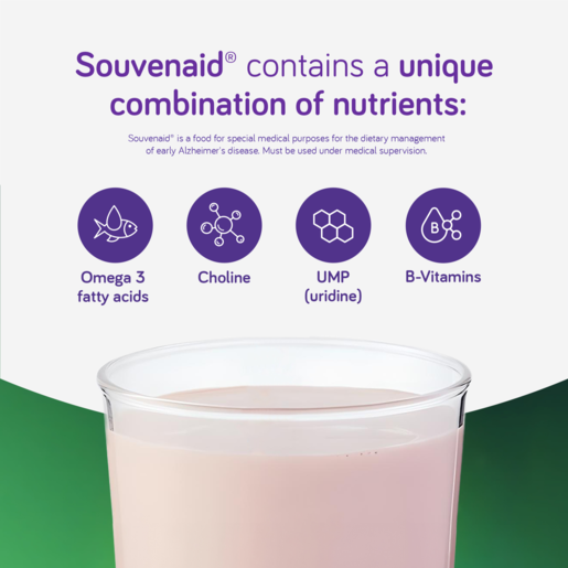 Nutricia Souvenaid Strawberry 125ml (Pack 4)