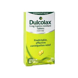 Dulcolax Laxative Tablets 5mg