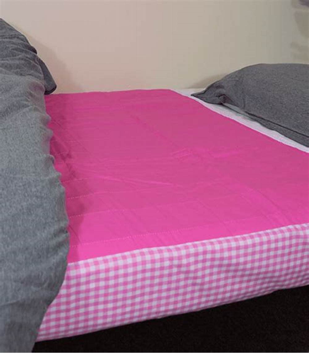 Brollysheets Bed Pad Single Single Pink