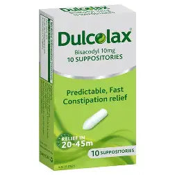 Dulcolax Rectal Suppositories 10mg
