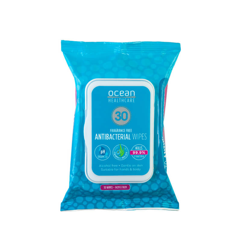 Ocean Healthcare Anti Bac Wipes 30 Pack