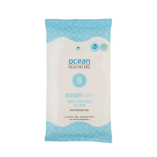 Ocean Healthcare Bed Bath Wipes 8 Pack