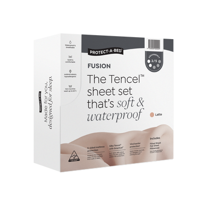 Protect-A-Bed Fusion Waterproof Sheet Set - Latte