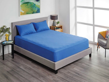Protect a Bed Fusion Tencel Pillow Protectors Cobalt